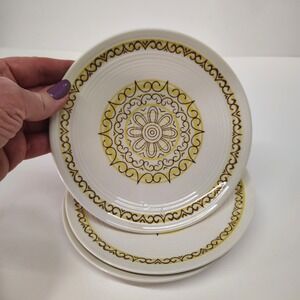Vtg Max Schonfeld Ironstone Sierra Bread Appetizer Dessert Plates ~6.5" Lot of 3